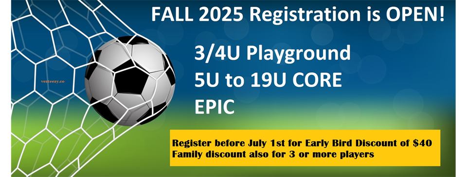 FALL 2025 Registration is Open!