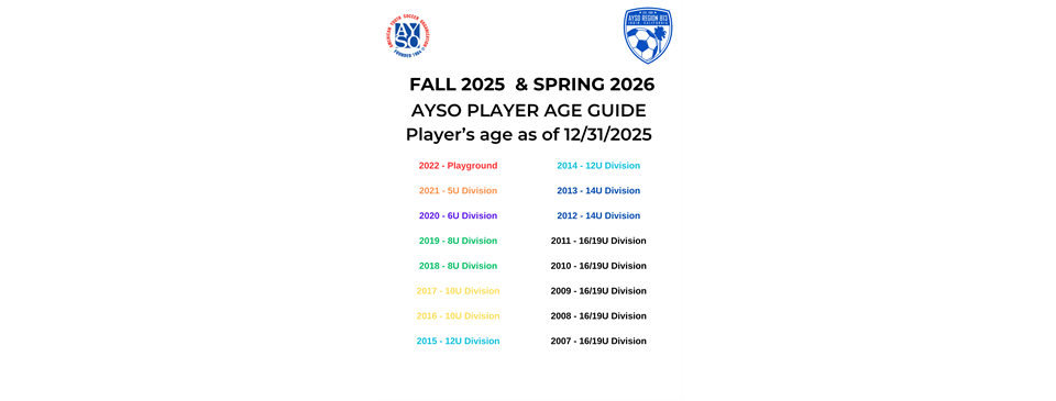 MY 2025-2026 Age Guide